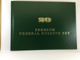 Premium Federal Reserve Set, Series 1996 $20 bills