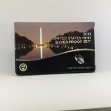 2013 United States Mint Silver Proof Set, S Mint,