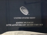 American Eagle 25th Anniversary Silver Coin Set - 1 - 2011-W