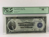 FR. 712 1918 $1 New York, Federal Reserve Bank Note,