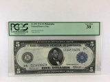 FR. 852 1914 $5 Philadelphia, Federal Reserve Note,