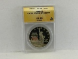 1986-S $ PF69 DCAM Proof Statue of Liberty, in case