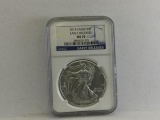 2014 Eagle S $1 Early Release MS70 NGC, 1oz Fine Silver,