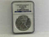 2011 25th Anniversary Eagle S $1 Early Release MS70 NGC