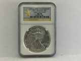 2011 25th Anniversary Eagle S $1 Early Release MS70 NGC