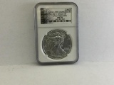 2011 25th Anniversary Eagle S $1 Early Release MS70 NGC