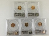 5 Coin Set The Lincoln Master Collection 1-2009-S PR70 DCAM,