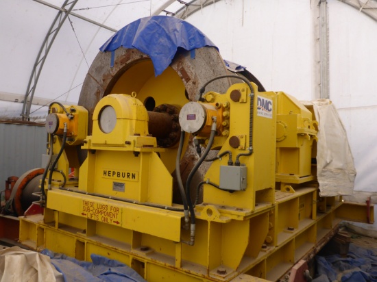 Hepburn 60" x 36" SE-2 Single Drum Skid Hoist