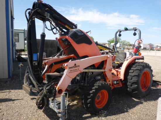 KubotaMX5100 C/W RR Shotcrete Arm, Workshop Manual available