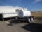 Homemade black fuel trailer, 500 gallon, gas power pump, on tandem axle tra