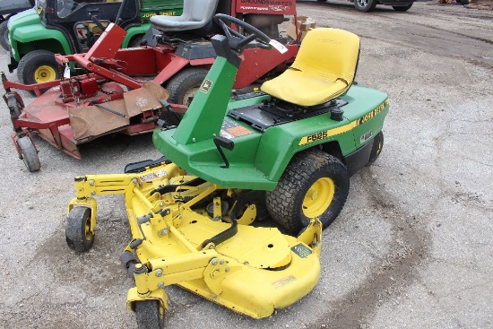 John Deere F525 out front mower, sn MDF525A172849, hrs. on meter 1808.