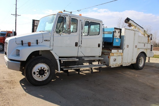 2003 Freightliner FL70 sevice truck, vin 1FVABTAK53HL77479, 281,633 mi., 4