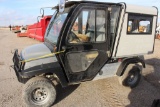 2004 Ingersol Rand Gray 120 Club car UTV, with topper, gas power, no oil pressure.