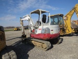 Takeuchi TB250 excavator sn 125000149, open cab, 22
