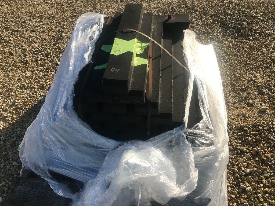 Custom made 4 inch x 30 inch rubber bumper pads