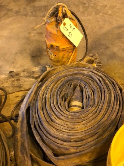 2 inch sump pump w/25ft hose