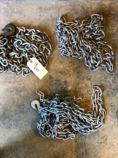 3 chains -various length long chains