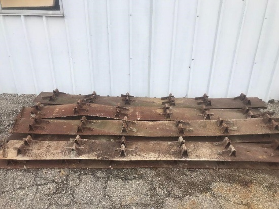 12 in. x 10 ft. long radius concrete forms