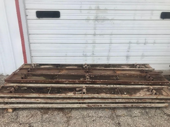 12 in. x 10 ft. straight concrete forms