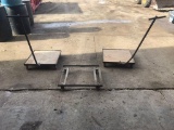 Homemade 55 gallon oil barrel transfer carts