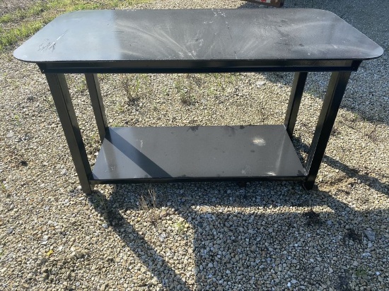 30" x 57" Welding Table With Shelf