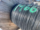 Spool of fiber optic cable