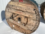 Spool of fiber optic cable
