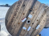Spool of fiber optic cable