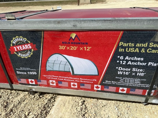 Golden Mountain Dome Storage Shelter