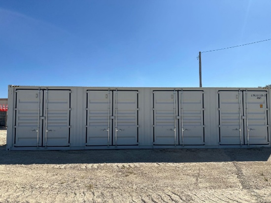 40' High Cube Multi-Door Shipping Container