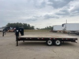 2017 Trailerman 8ft x 20ft Gooseneck Trailer