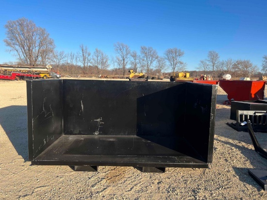 Kit Containers 2 CY Skid Steer Hopper with Fork Pockets