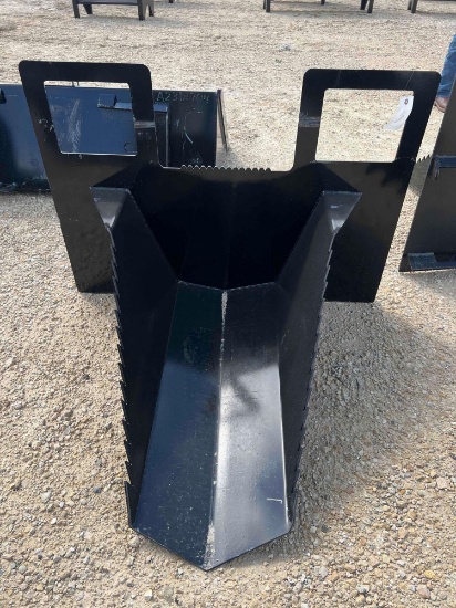 Kit Containers 40in Skid Steer Spade Bucket
