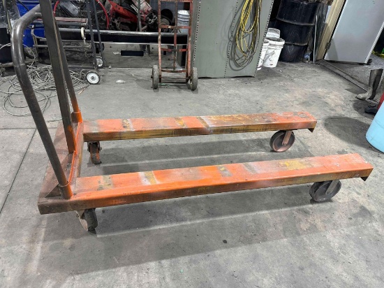 6ft Heavy Duty Dolly Cart with Roller Casters