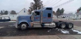 1999 Kenworth W900 Flat Top Sleeper Semi
