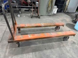 6ft Heavy Duty Dolly Cart with Roller Casters