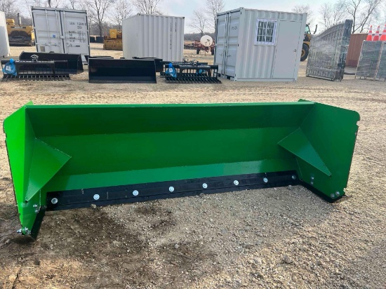 Kit Containers 96" Snow Pusher with Steel Blades