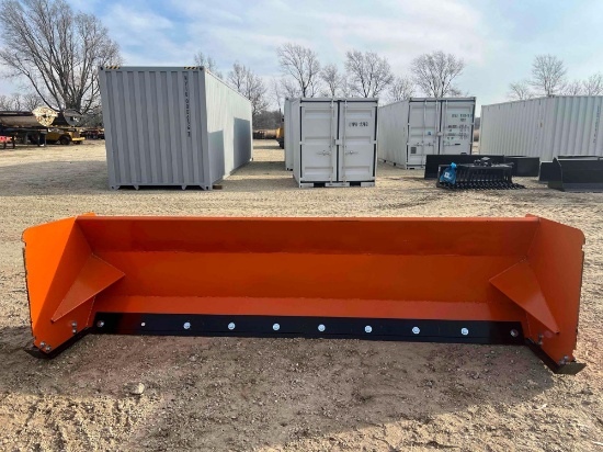 Kit Containers 120" Snow Pusher with Steel Blades