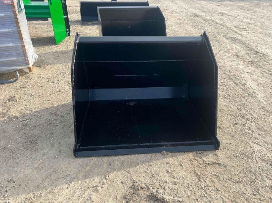 Kit Containers Mini Universal Attach Skid Steer 42" Light Material Bucket