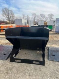 Kit Containers 2 CY Skid Steer Hopper with Fork Pockets