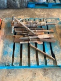 Pallet with Air Jack Hammer and Misc Bits