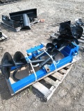 GIYI Skid Steer Auger Attachment Bundle