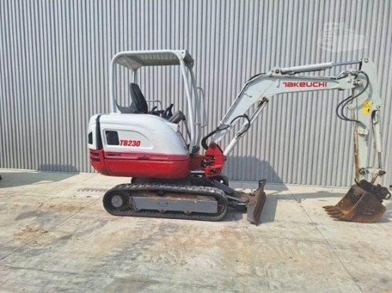 2018 Takeuchi TB230 Excavator