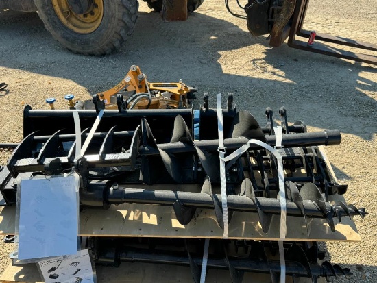 VISEC 8pc Mini Excavator Attachment Bundle