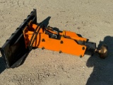 2024 GIYI 680 Skid Steer Hydraulic Post Driver Attachment