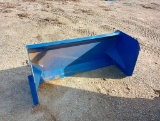 Kit Containers 4ft Mini Skid Steer Snow Pusher