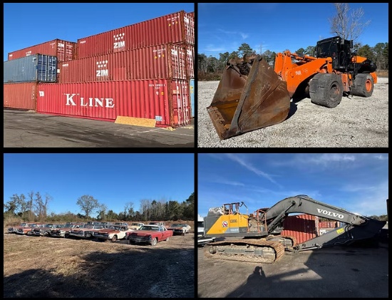 Port Of Wilmington, NC Shipping Yard Auction