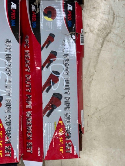 4 PC Steel Pipe Wrench - Ate