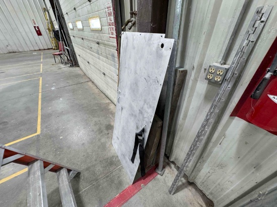Step Ladder & Metal Door
