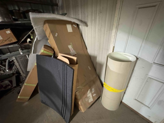 Shelf & Boxes Of Misc Truck Parts